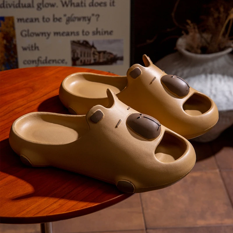 Zapatillas de capibara dibujos animados para bebé – Cómodas y frescas - imagen 2