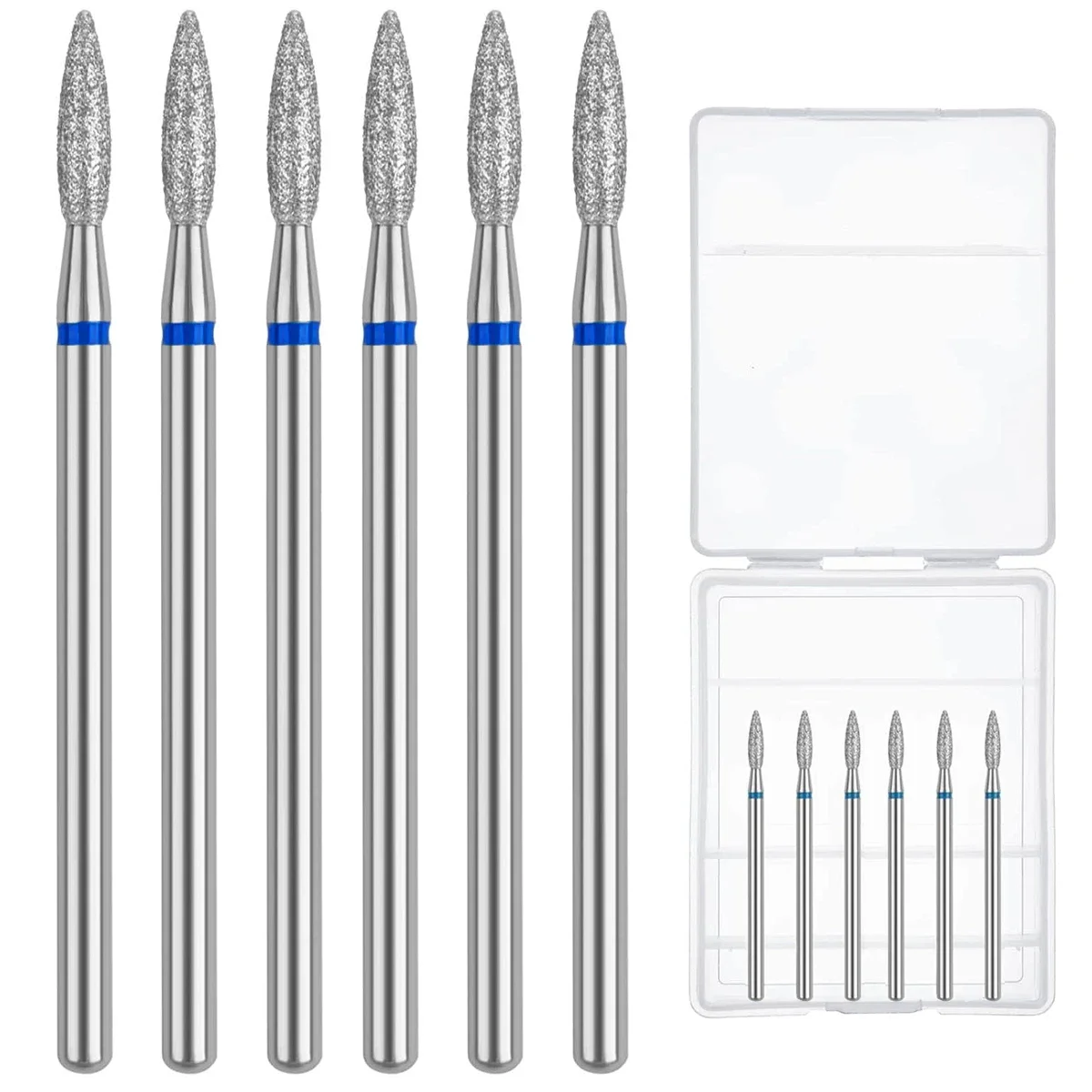 vvocci Fresadora de uñas eléctrica con punta diamante para manicura - imagen 4