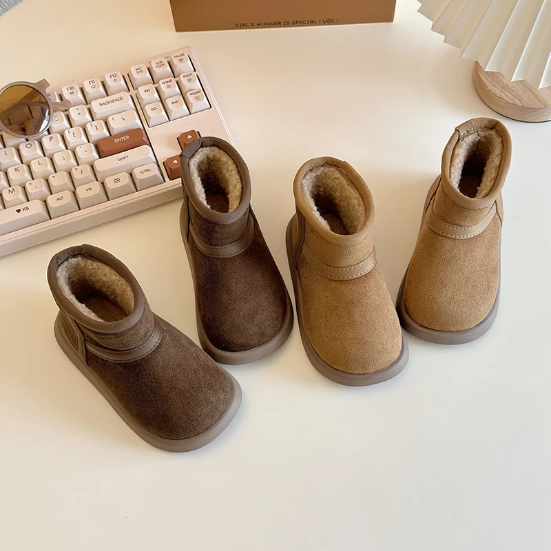 Botas de nieve para bebé con suela antideslizante y forro cálido - imagen 4