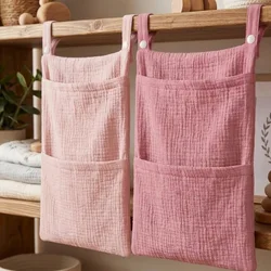 Bolsa organizadora de muselina para bebé en cuna y carrito
