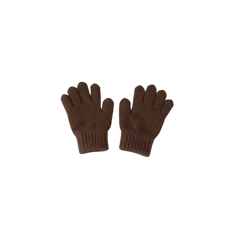 Guantes de invierno gruesos de punto para niños mitones - imagen 4