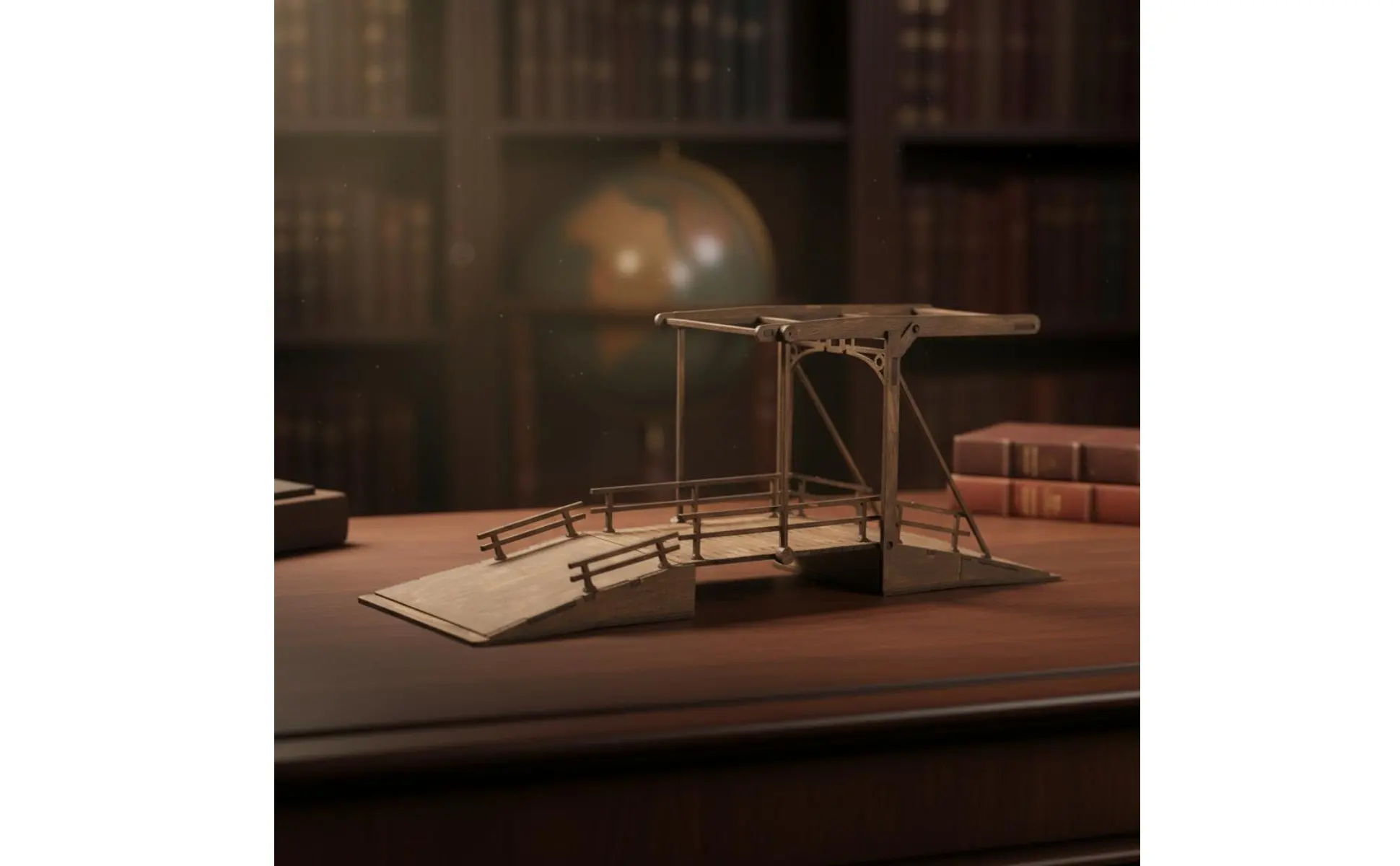 Puente de exhibición de la Segunda Guerra Mundial en escala 1:72