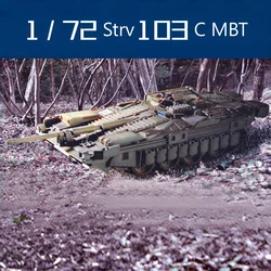 Kit de modelismo Strv103 C – Escala 1/72 Trumpeter para montar