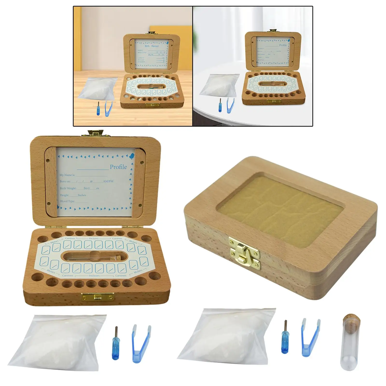 Caja para dientes de leche con marco fotográfico recuerdo - imagen 2