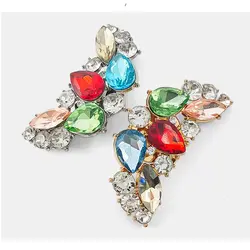 Hebillas brillantes para zapatos con clip metálico removible