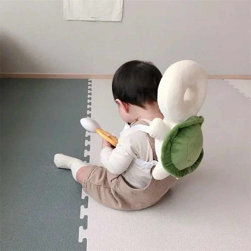 Mochila infantil de tortuga – Terciopelo suave regulable para bebé - imagen 3