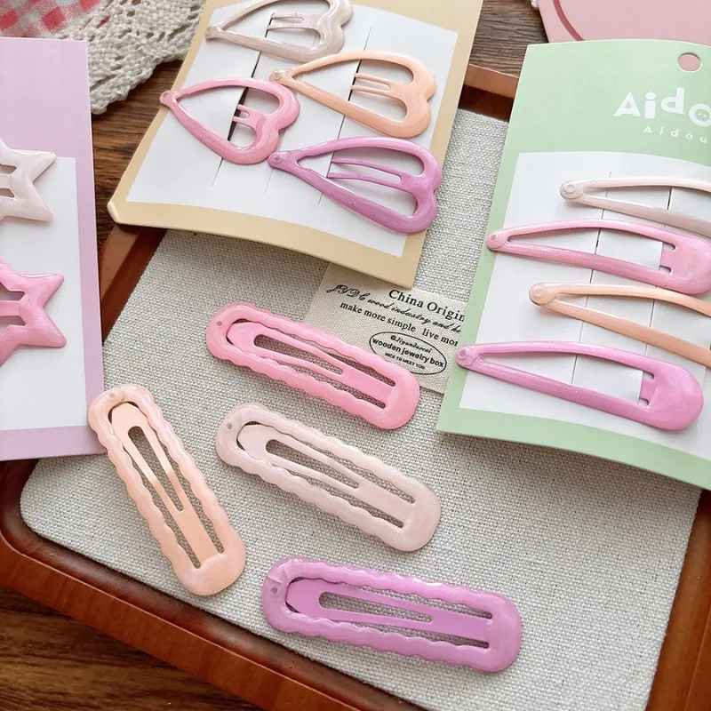 Clip de pelo degradado rosa para niñas – Accesorio de moda infantil - imagen 4