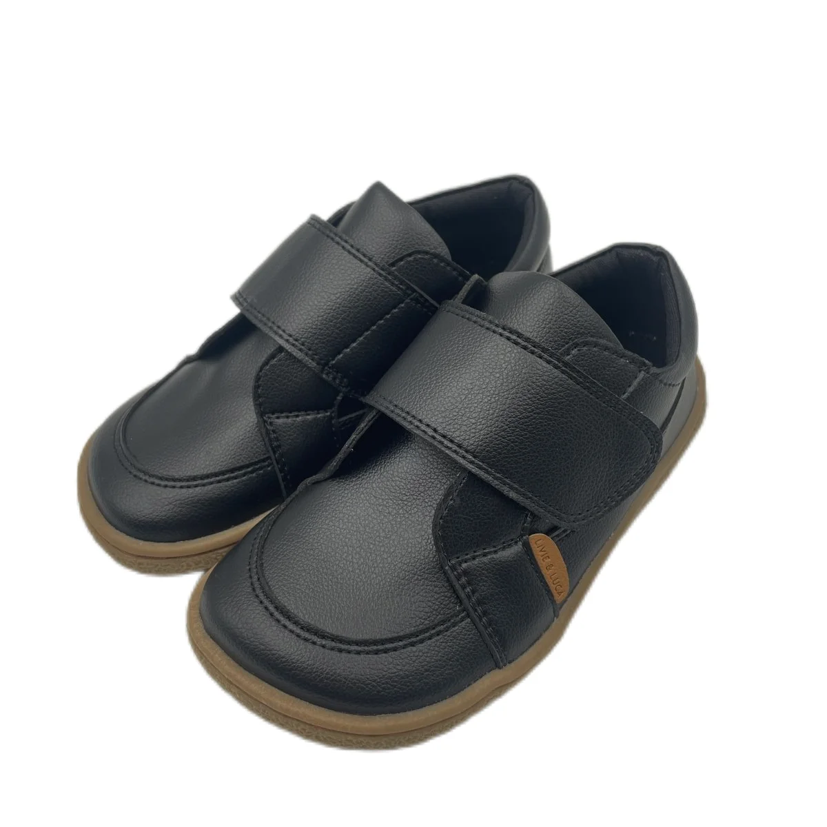 Tipsietoes Kids zapato descalzo de cuero genuino, dedos anchos - imagen 2