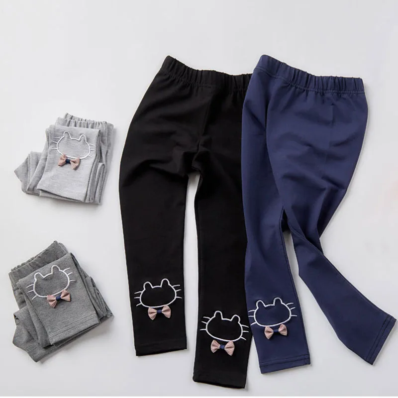 Leggings infantil estilo fino para otoño