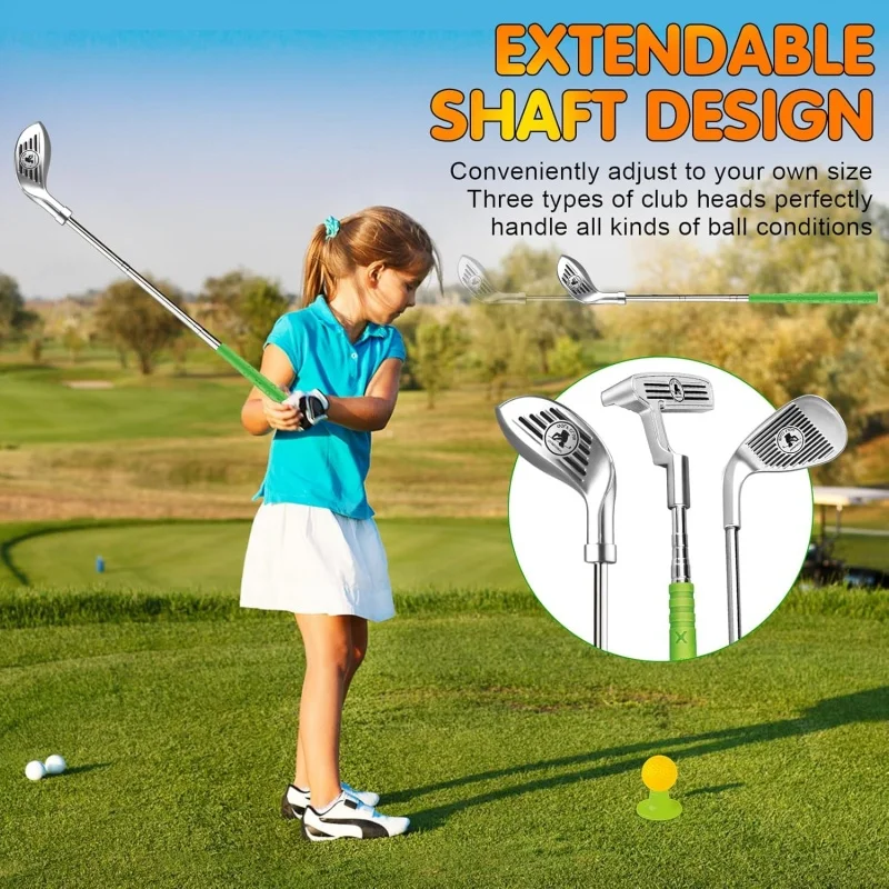 Set de golf infantil Tiger con retornador automático y LED - imagen 5