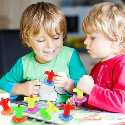 Trompo de dedo con giro rápido para niños, regalo festivo