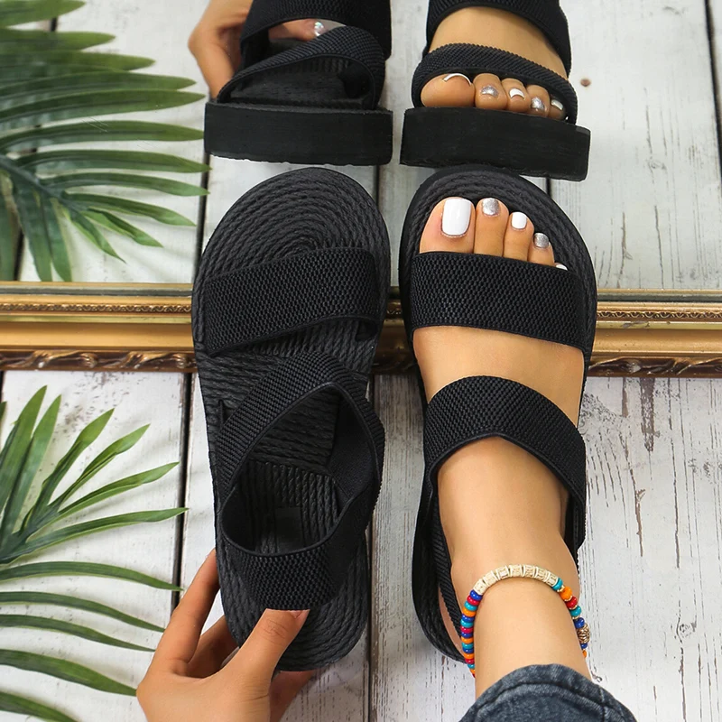 Sandalias de cuña minimalistas para mujer – Verano ligeras de EVA - imagen 5