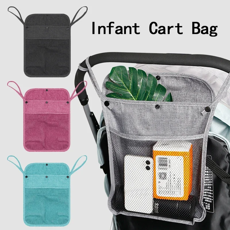 Organizador colgante para bebé de malla con doble bolsillo amplio - imagen 3