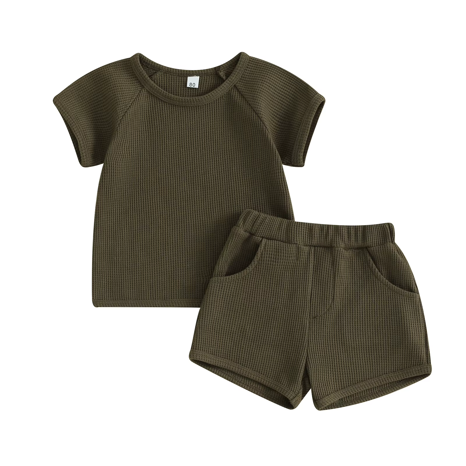 MILANCEL chándal infantil verano gofres – camiseta y shorts - imagen 4