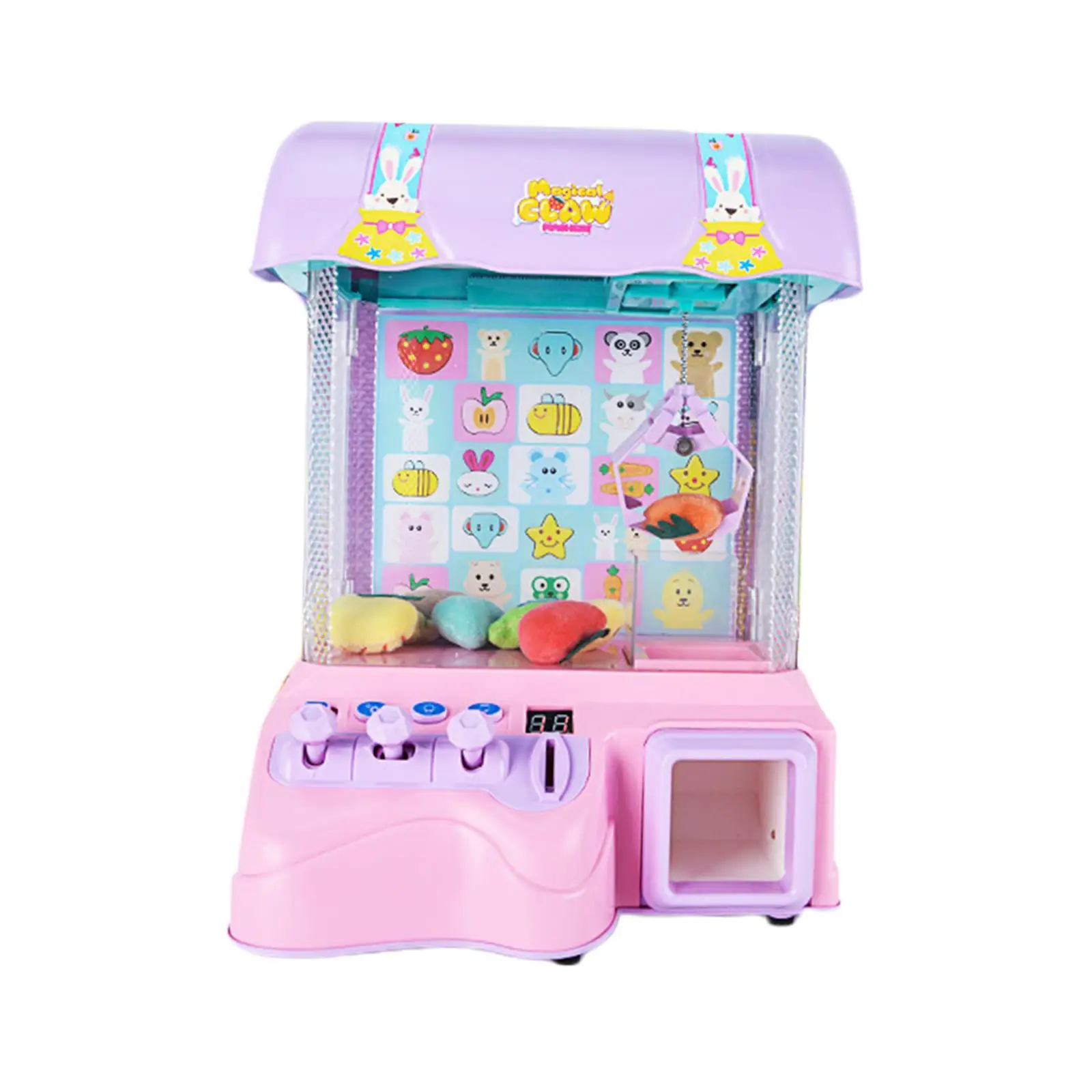 Máquina de pinza infantil con luz y sonido para casa - imagen 5