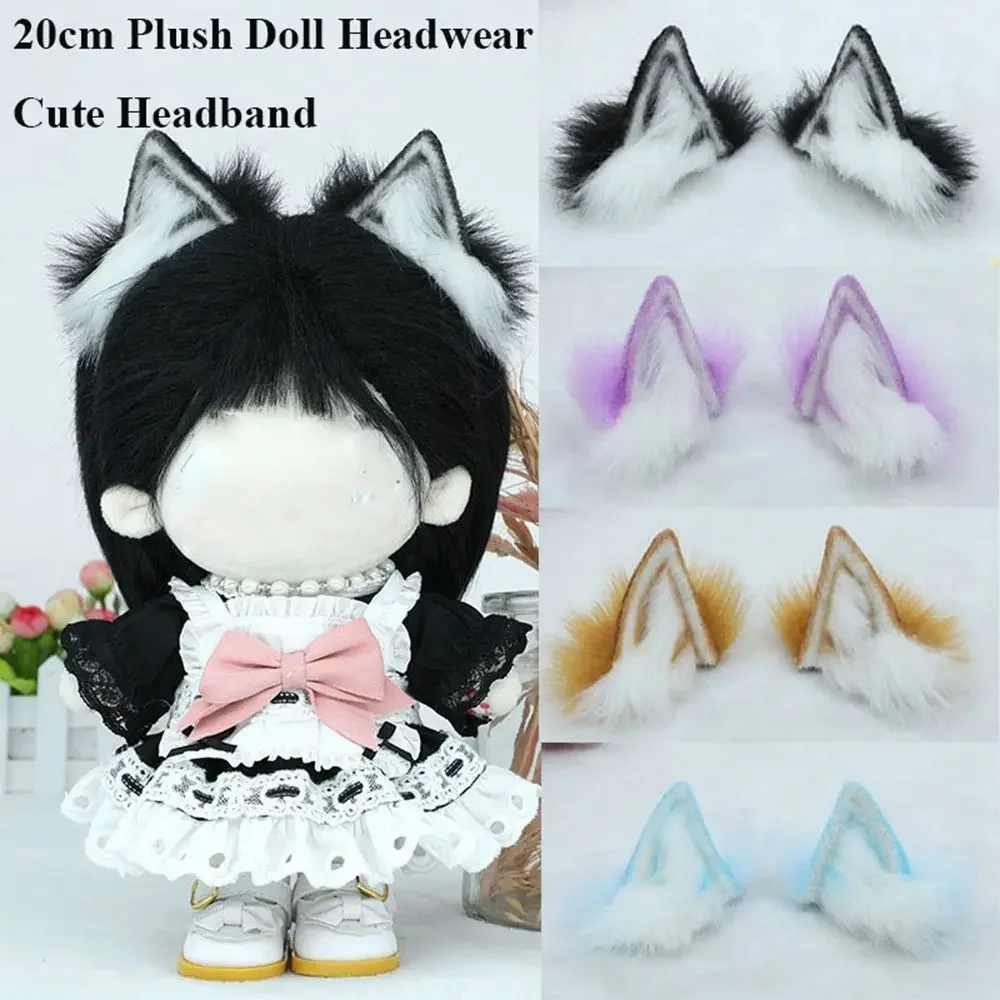 Diadema de felpa con orejas de gato para niña - imagen 4