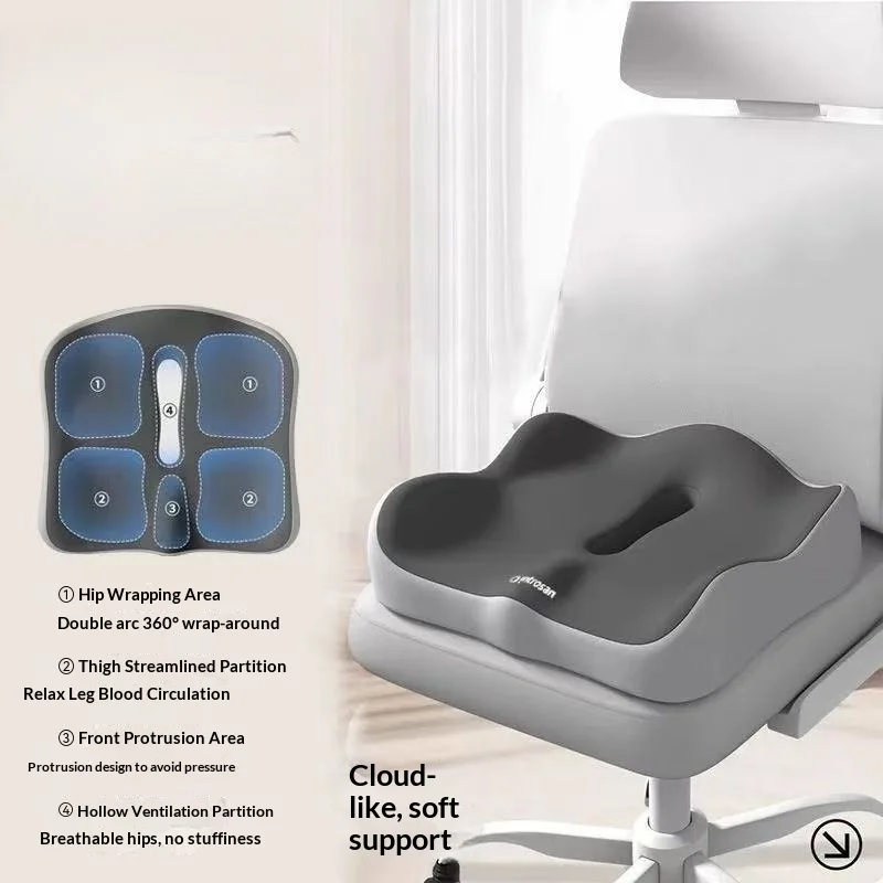 Cojín de memoria para silla y soporte lumbar en algodón - imagen 5