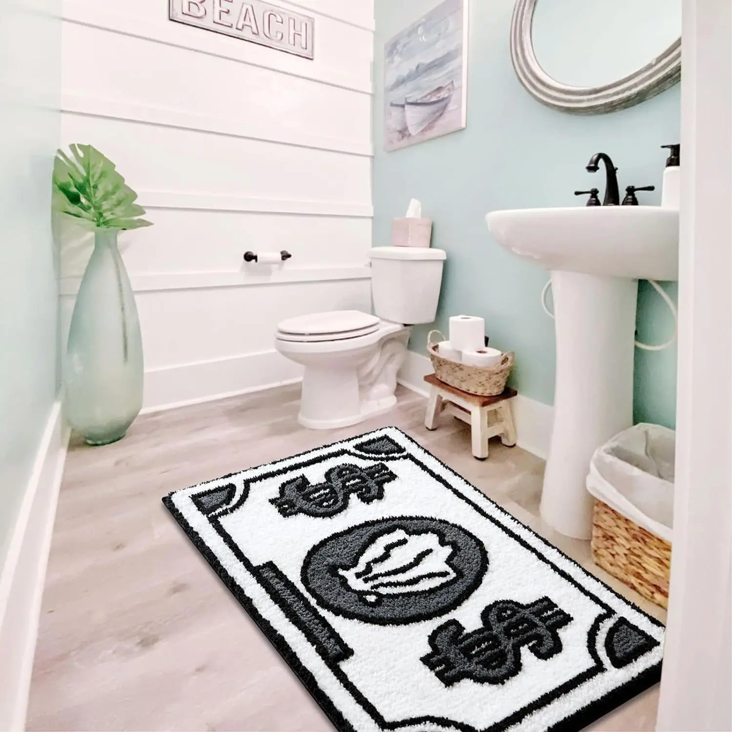 Alfombra decorativa infantil para puerta, dormitorio y baño