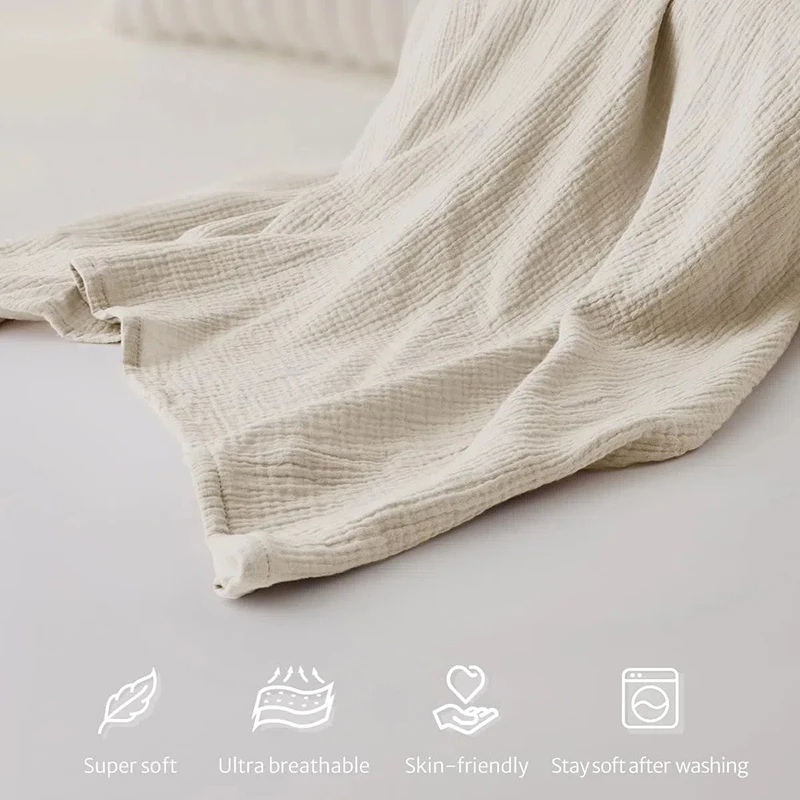 Cubierta de lactancia de algodón doble capa transpirable ajustable