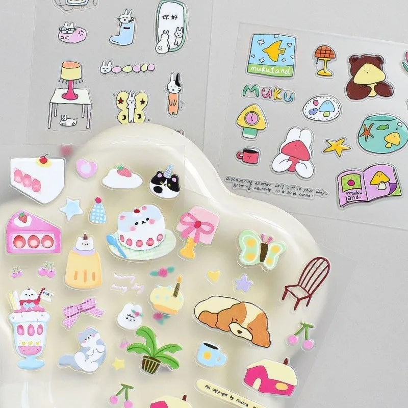 Pegatinas 3D de gelatina INS para decorar cuadernos y diarios - imagen 4