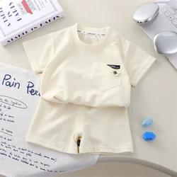 Conjunto de verano para niños: camiseta manga corta y pantalón corto