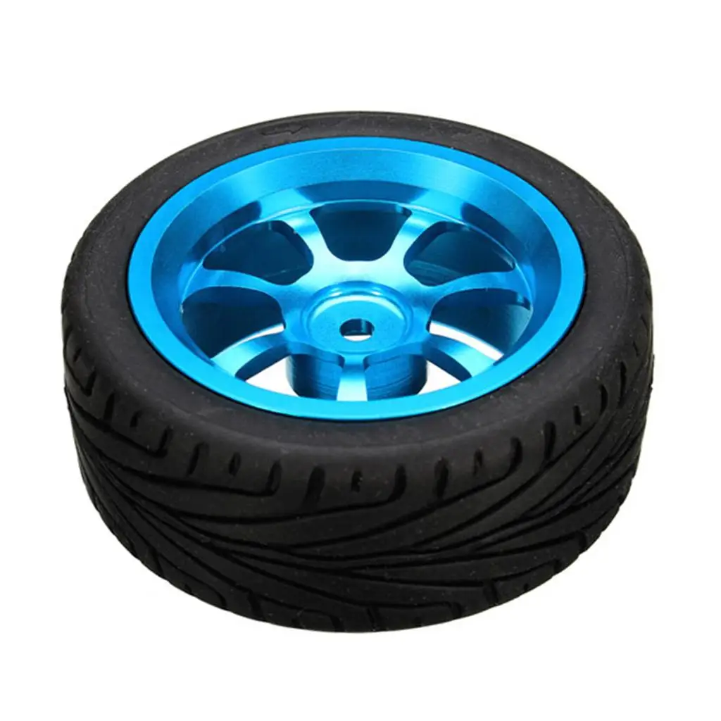 Neumáticos para coche RC de goma con llantas de metal Wltoys - imagen 2