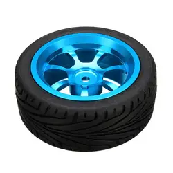Neumáticos para coche RC de goma con llantas de metal Wltoys