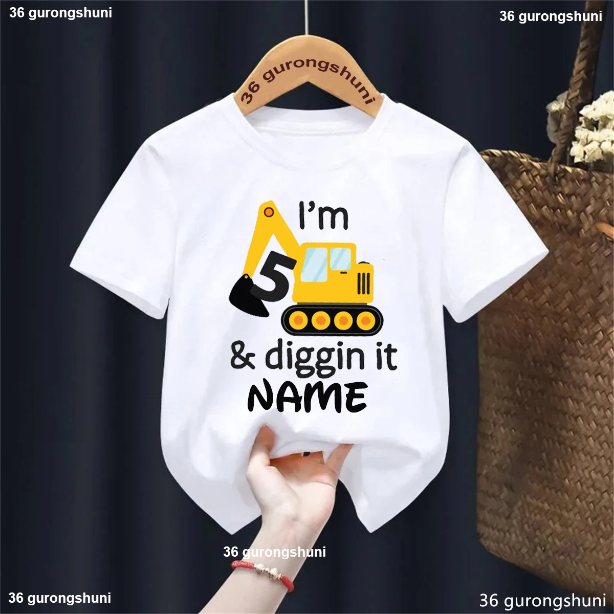 Camiseta infantil I'Am 5th Diggin It para niños y niñas - Estampado verano - imagen 5