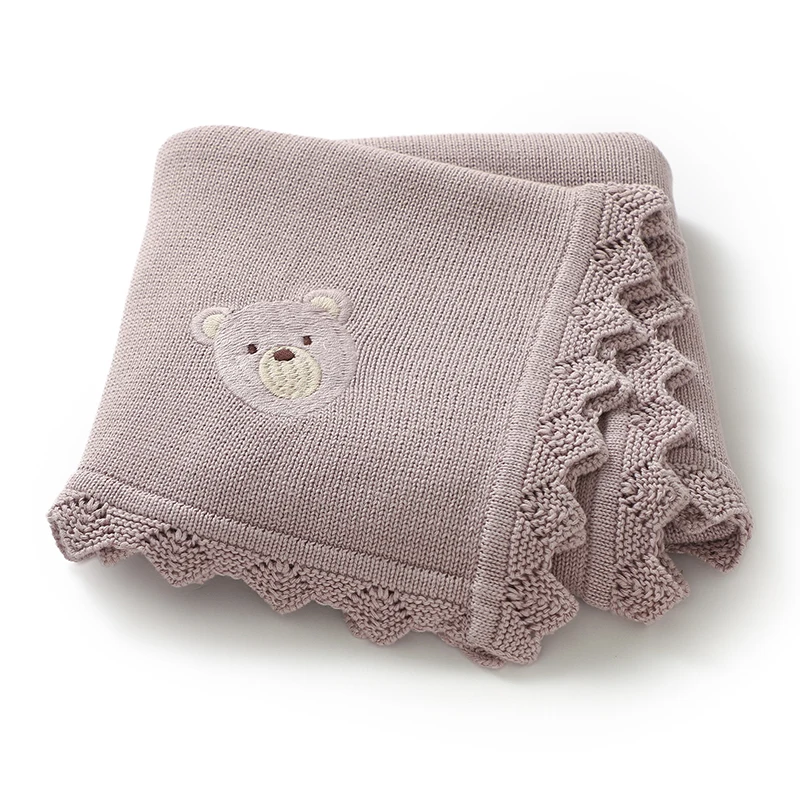Manta suave de algodón para bebé – Ideal para cochecito - imagen 2