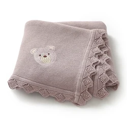 Manta suave de algodón para bebé – Ideal para cochecito