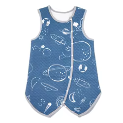 Pijama sin mangas infantil arcoíris – Algodón para niños 1-3 años