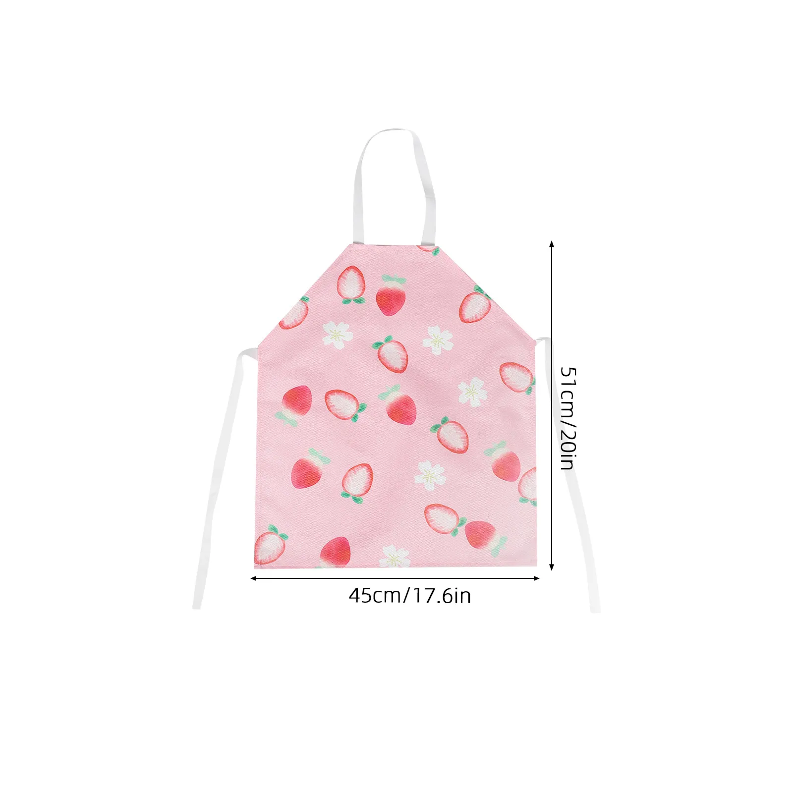 Delantal infantil de algodón estilo chef para cocinar y hornear - imagen 4