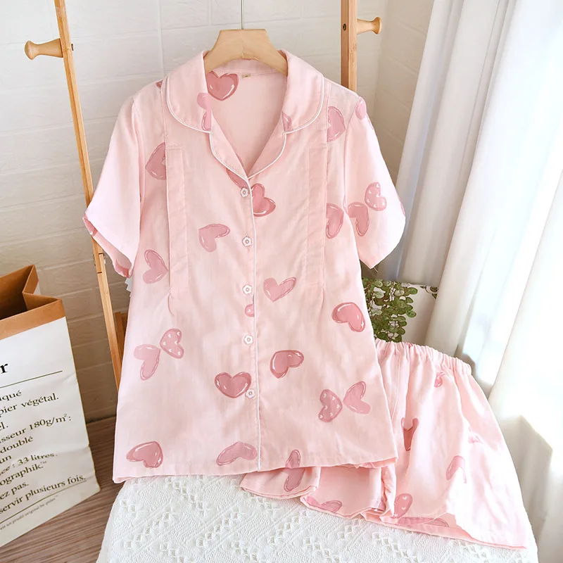 Pijama gasa para maternidad y lactancia, manga corta - imagen 4