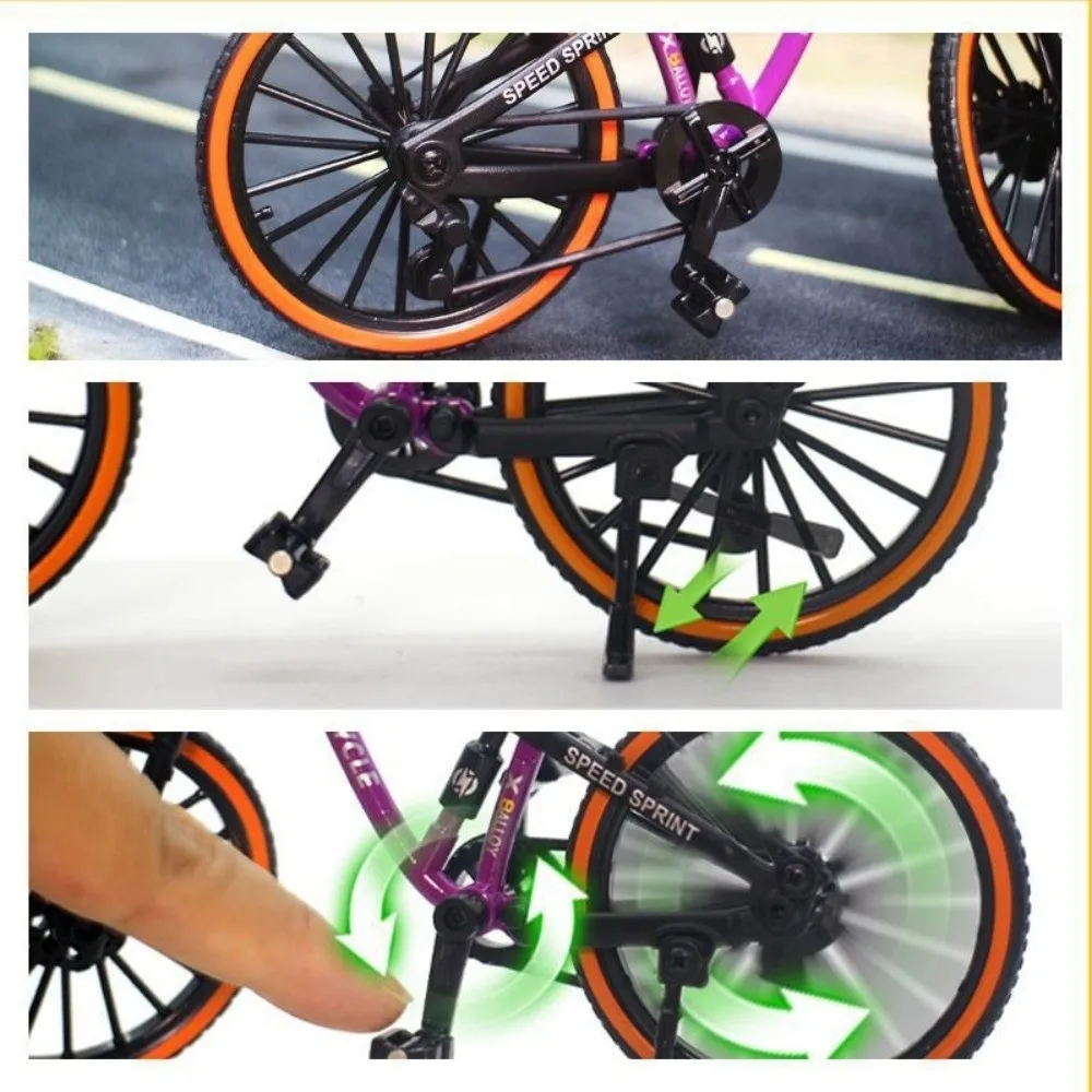 Bicicleta de juguete en metal con diseño de montaña para niños - imagen 5