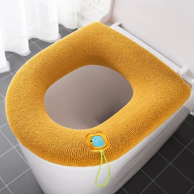Funda asiento WC infantil antideslizante de punto grueso lavable - imagen 3