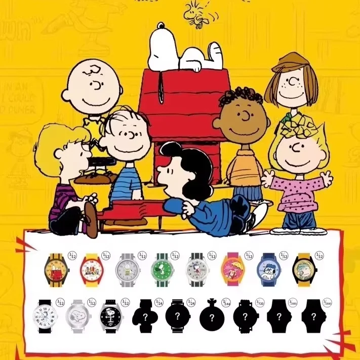 Caja ciega Snoopy Watch serie Amigos – Figuras de acción para regalo - imagen 4