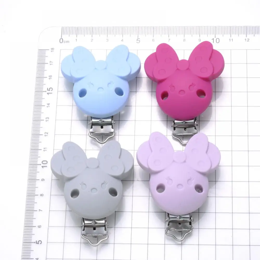 Cuentas de silicona con forma ratón para chupete bebé DIY - imagen 3