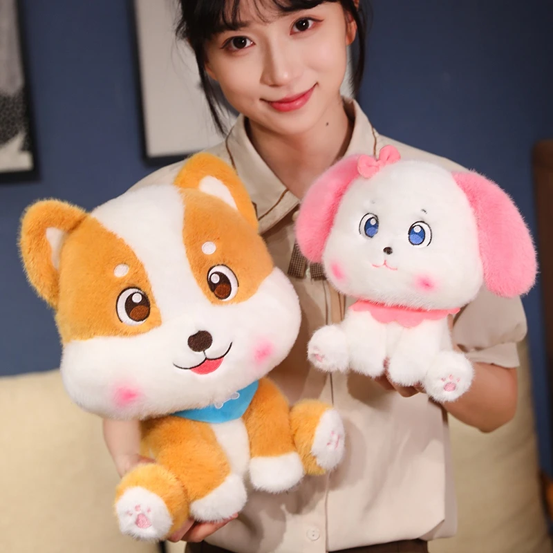 Peluche de perro kawaii para niños