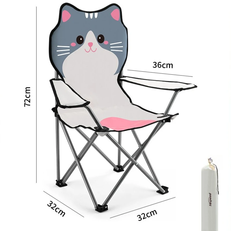 Silla de camping infantil ligera plegable para exteriores