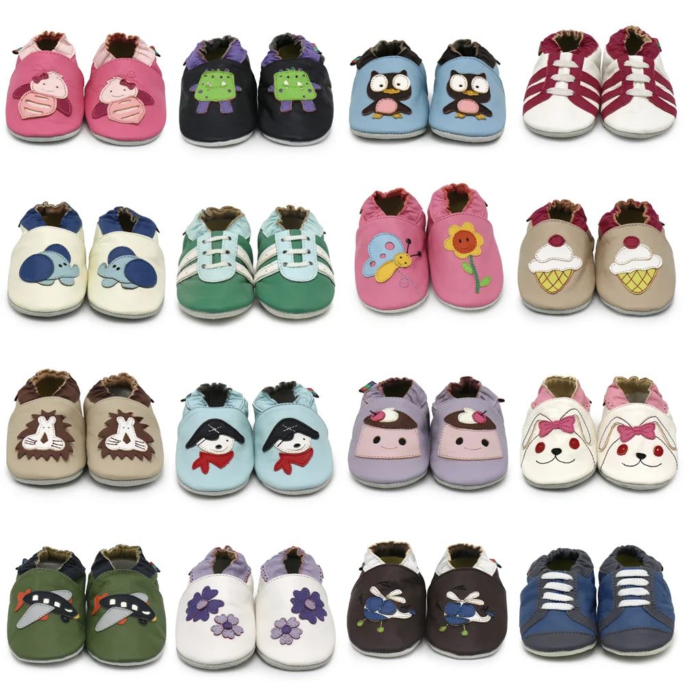 Carozoo zapatos infantiles en piel de oveja para primeros caminantes - imagen 2