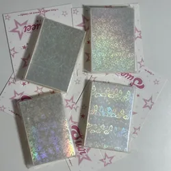 Fundas protectoras holográficas para tarjetas con estrellas parpadeantes