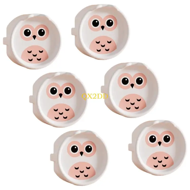 Protectores de grifos infantiles de silicona suave con búho
