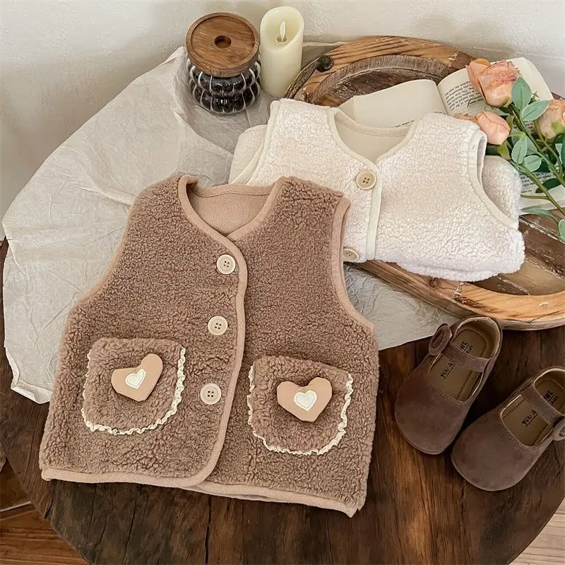 Chaleco de felpa sin mangas para niño – Cómodo para primavera y otoño - imagen 5