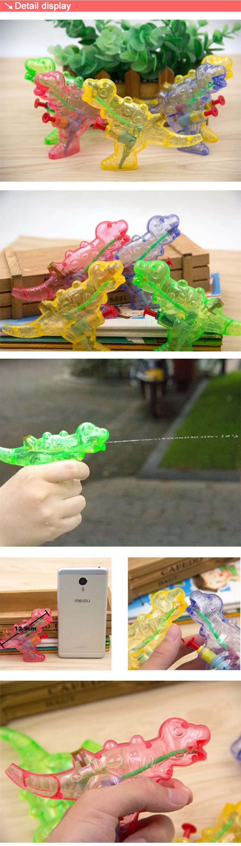 Pistola de agua verde lima compacta