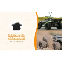 Servo analógico para juguetes RC de helicóptero y coche