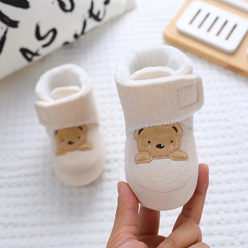 Zapatos primeros caminantes bebé suaves de algodón con dibujos