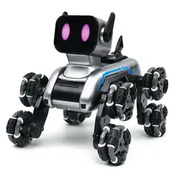Perro robot acrobático recargable para niños y niñas