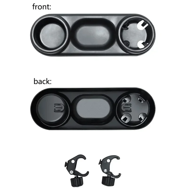 Bandeja de mesa para cochecito universal con portavasos infantil - imagen 2