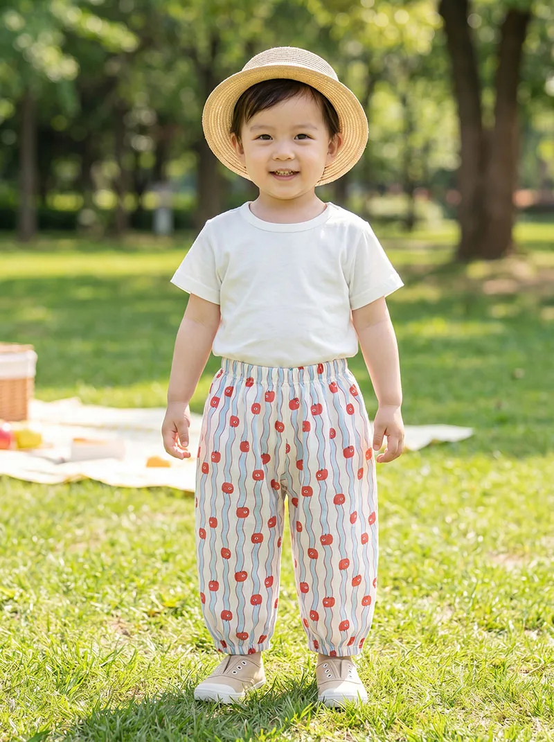 MILANCEL pantalones de verano cónicos con gatos y perros