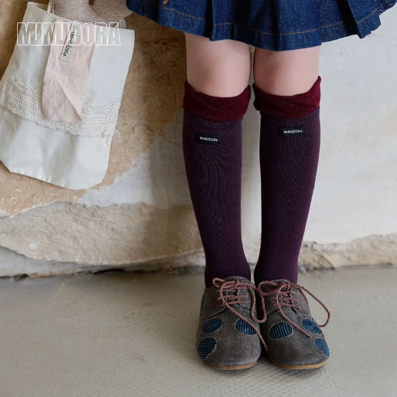 Calcetines de algodón peinado tobilleros con encaje para niños - imagen 2